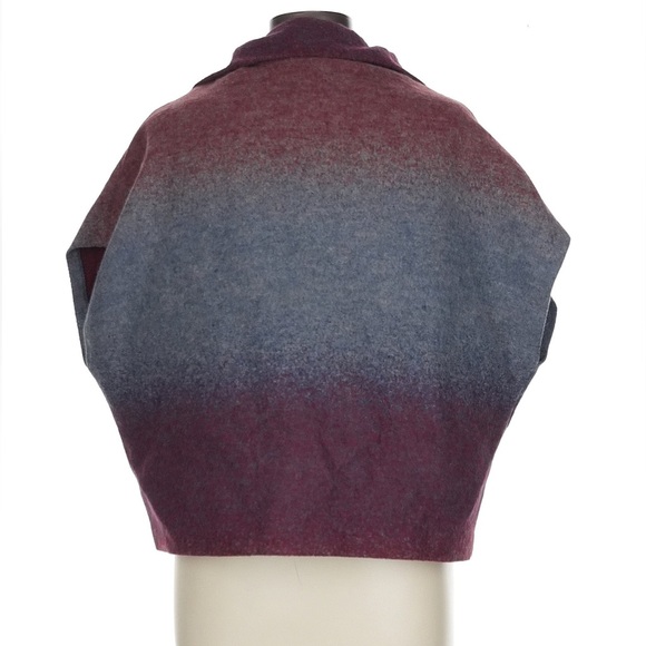 Kal Rieman Gradient Women’s Zip Mock neck Cardigan Large - Picture 5 of 5